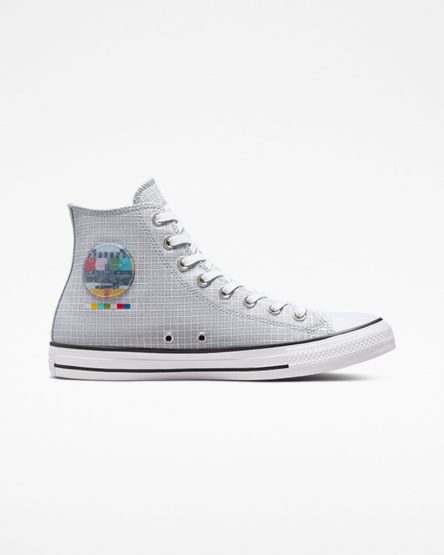 Tenis Converse Chuck Taylor All Star Color Grid Cano Alto Masculino Cinzentas Multicoloridas | PT K078T30